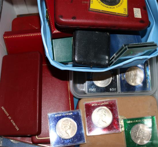A collection of proof coins and sets and other coins